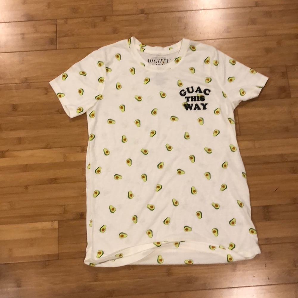 Avocado “Guac This Way” super soft tee, xs!